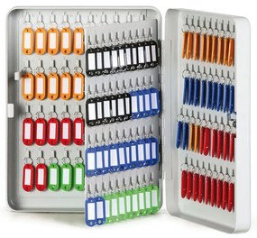 Plechová skrinka na kľúče, na 160 kľúčov