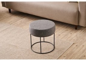 Taburet RELO, priemer 40 cm, antracit