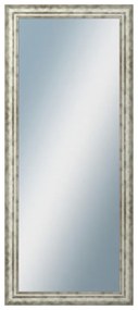 DANTIK - Zrkadlo v rámu, rozmer s rámom 60x140 cm z lišty TRITON široký strieborný (2950)