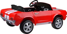 JOKOMISIADA Detské autíčko na batériu SHELBY GT 350 Classic pre dvoch PA0336 červené
