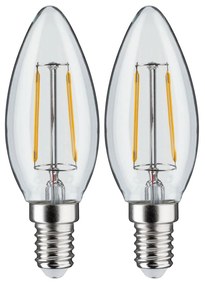 Paulmann LED sviečka E14 2,7W 2700K filament 2 ks