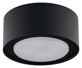 NOWODVORSKI Prisadené stropné osvetlenie FLEA, 1xGX53, 12W, 10cm, okrúhle, čierne