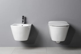 Sapho Sapho, AVVA bidet závesný 35,5x53 cm, biela, 100324