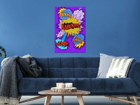 Artgeist Obraz - Kaboom! (1 Part) Vertical Veľkosť: 60x90, Verzia: Na talianskom plátne