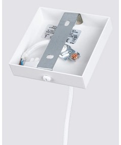 Biele závesné svietidlo Gleam – Sollux