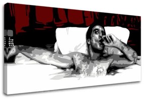 Najväčší mafiáni na plátne Scarface - Tony Montana s cigarou v bazéne | rôzne rozmery