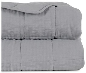 Sivý prešívaný pléd 180x260 cm – Ixia