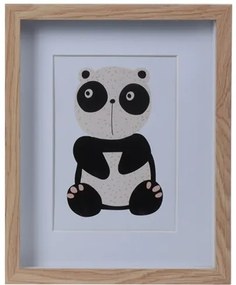 Drevený fotorámček Hatu Panda, 22,5 x 3 x 27,8 cm