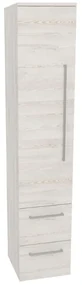 Mereo, Mereo Bino, kúpeľňová skrinka vysoká 163 cm, ľavá, Multidecor, White Loft Pine, MER-CN697WLP1