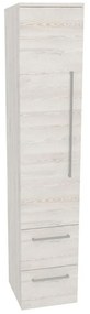 Mereo, Mereo Bino, kúpeľňová skrinka vysoká 163 cm, ľavá, Multidecor, White Loft Pine, MER-CN697WLP1