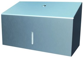 Zásobník na skladané papierové uteráky Merida Stella Mini, matný nerez