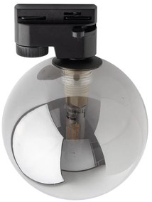 Stropné svietidlo do lištového systému TRACER 1xG9/8W/230V čierna/dymová čierna