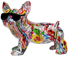 Comic Dog Glasses dekoračná socha psa 25cm